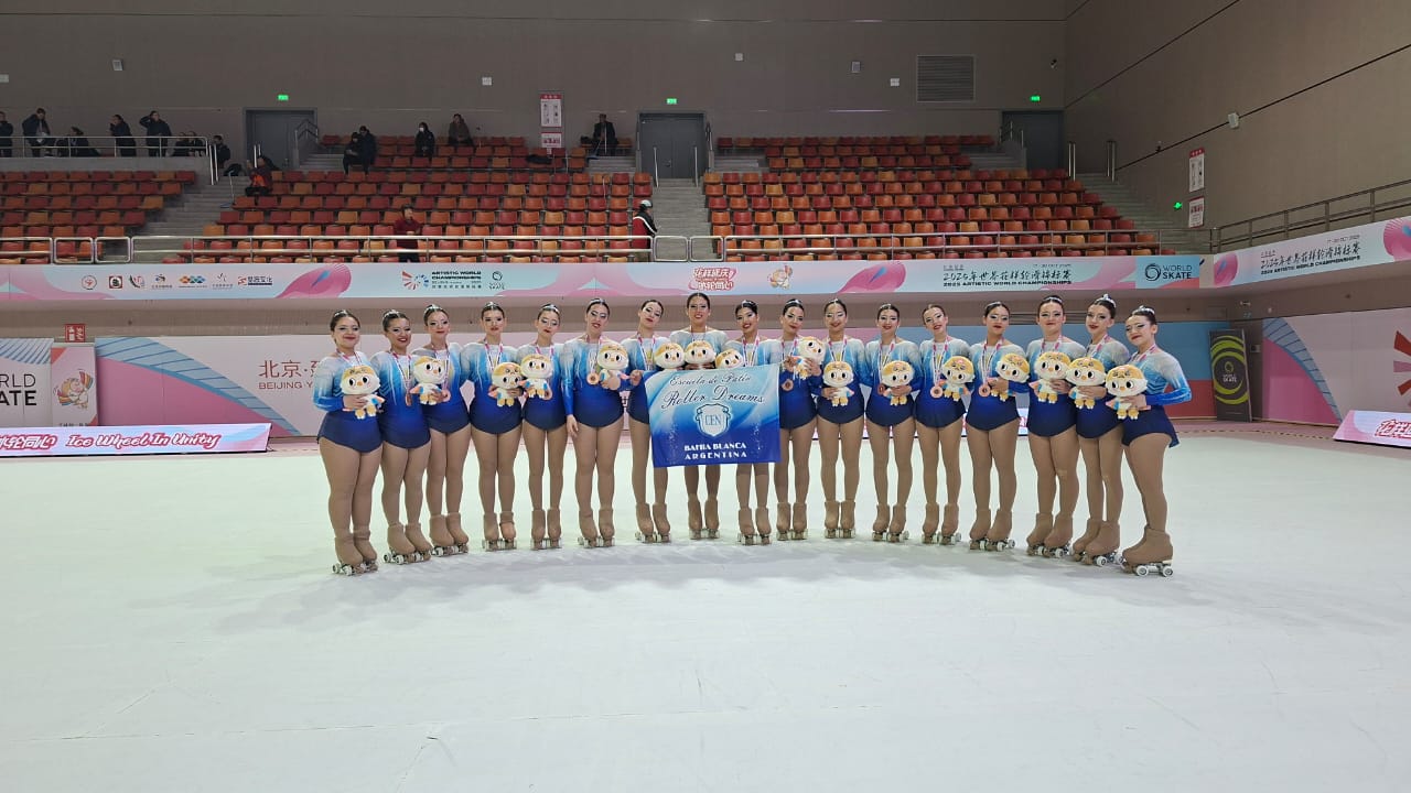Orgullo nacional: felicitamos a nuestras Roller Dreams por su brillante participación en el Mundial de Patinaje Artístico 2025