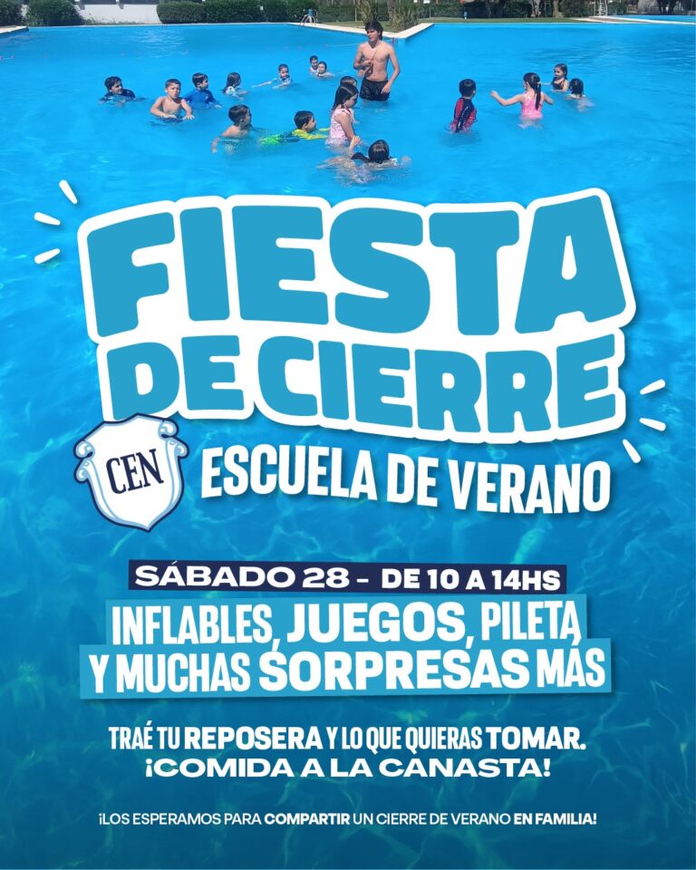 Fiesta De Cierre Temporada Escuela Verano