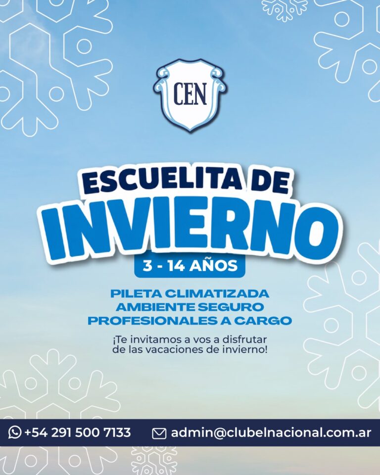 En el Club El Nacional ya vivimos la Escuelita de Invierno